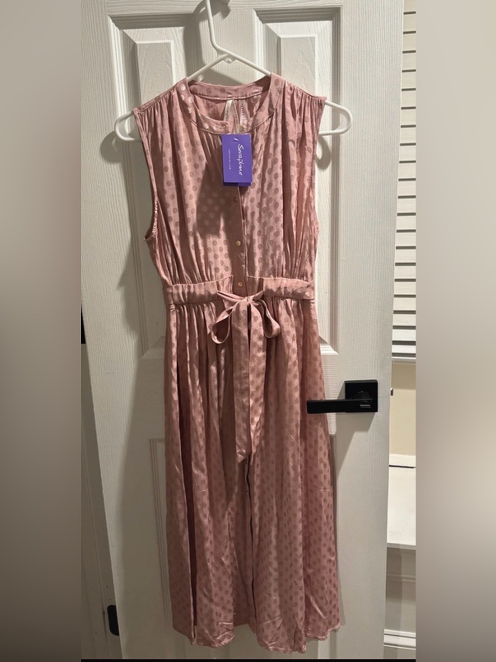 Seraphine Blush Pink Sleeveless Maternity Dress 2P